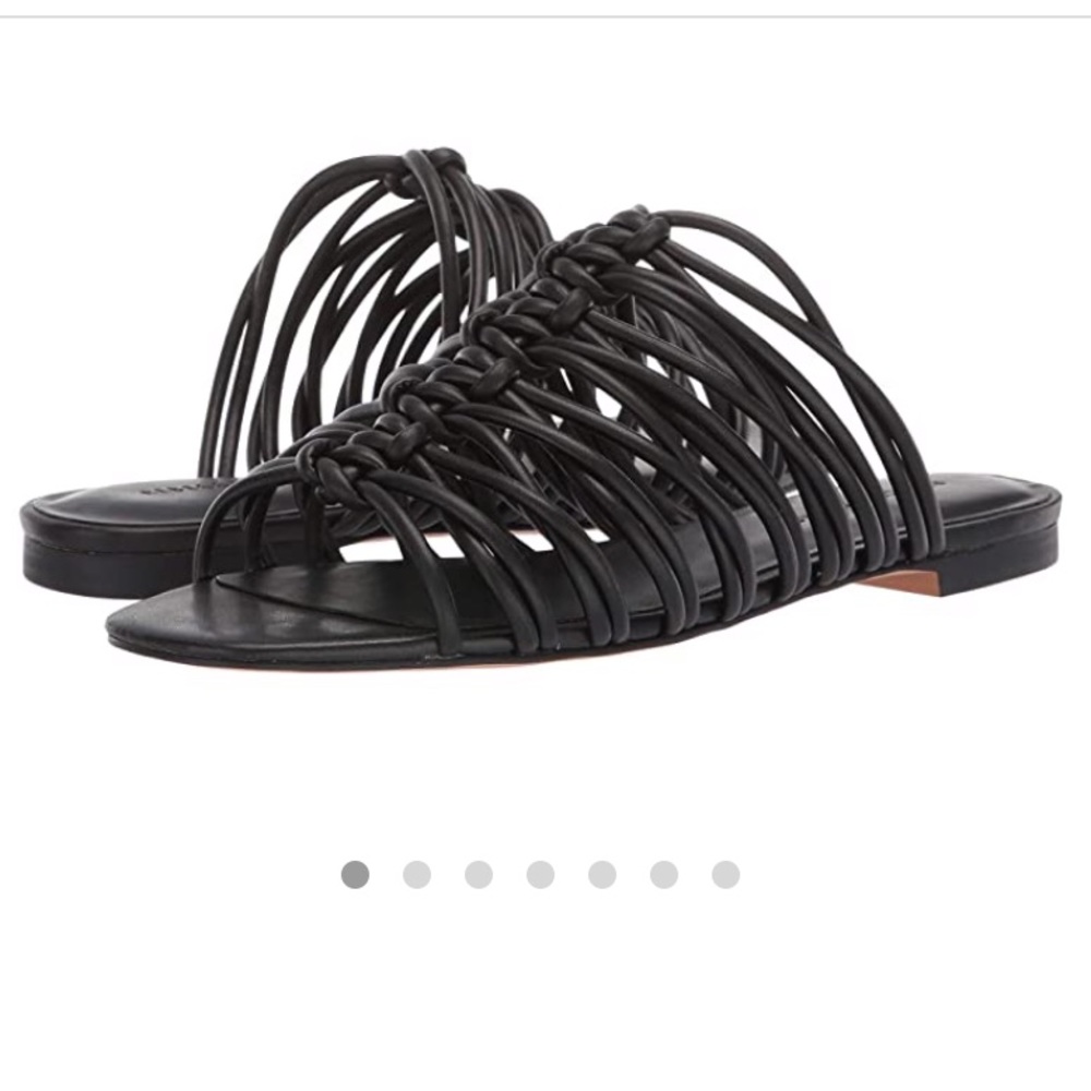 NWT Rebecca Minkoff Black Maelynn Sandals
